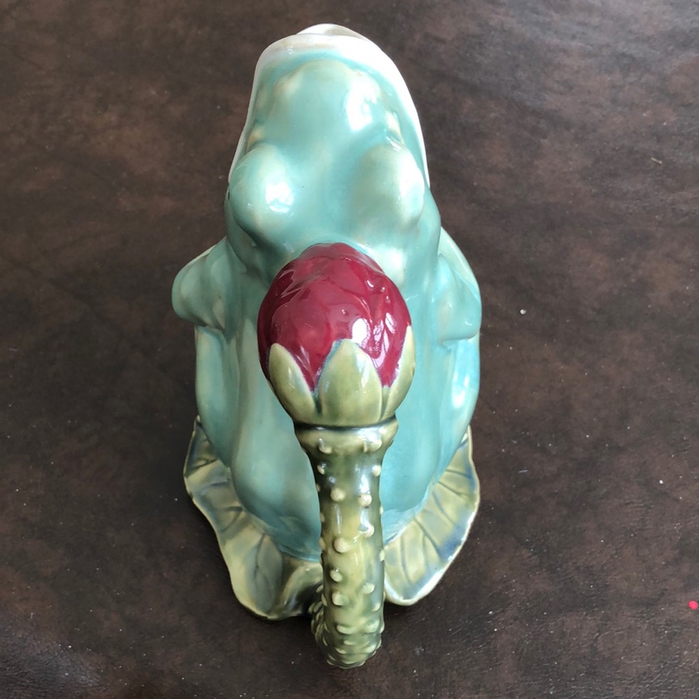 Frog ceramic pitcher - Picture 3 of 4